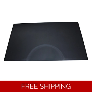 Black Rectangle Ultra Comfort 5' x 3' 5/8" Thick Anti Fatigue Barber Salon Floor Mat